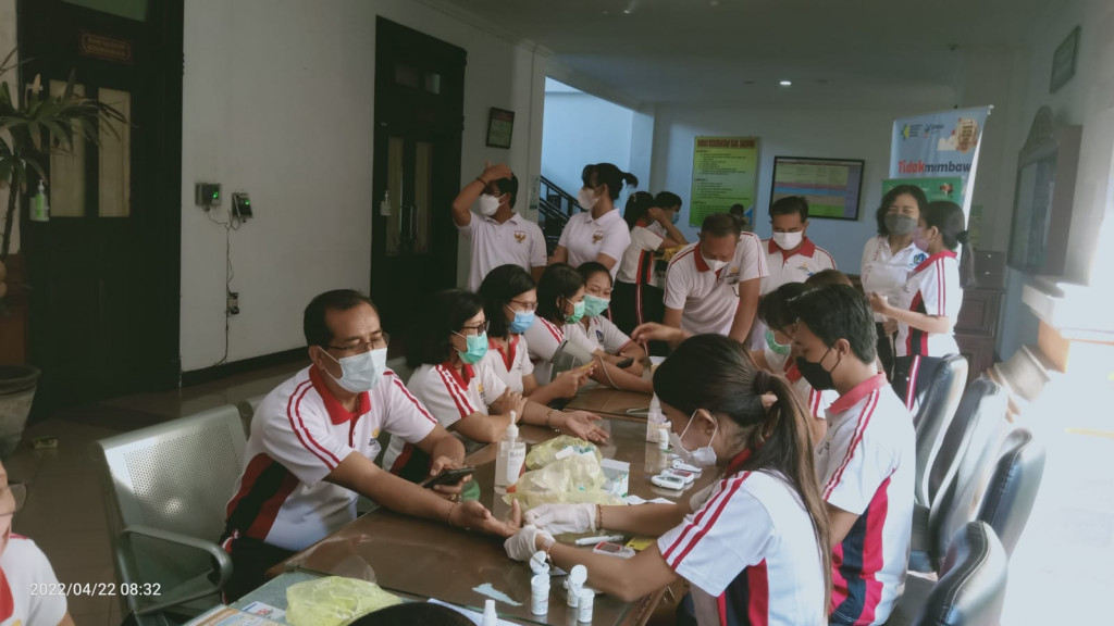 PELAKSANAAN POSBINDU DINAS KESEHATAN BADUNG